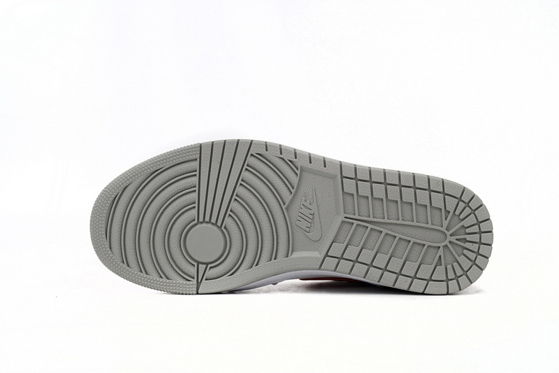 XH Air Jordan 1 Low Light Smoke Grey Gym Red