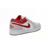 XH Air Jordan 1 Low Light Smoke Grey Gym Red