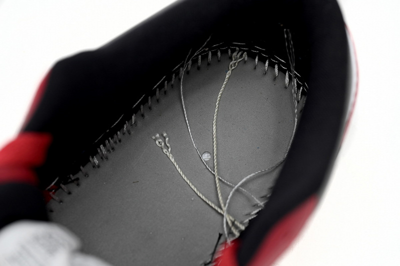 XH Air Jordan aj1 Low White, Red, And Black