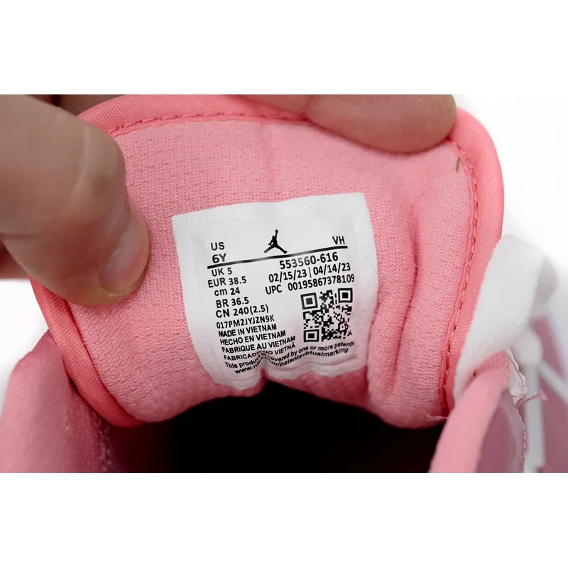 XH Air Jordan 1 Low Pink White