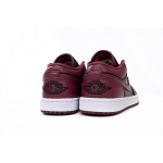 XH Air Jordan aj1 Low Retro Black Red