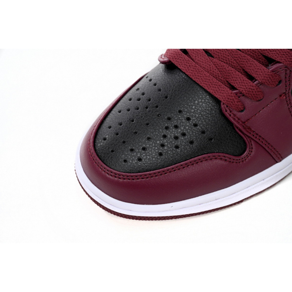 XH Air Jordan aj1 Low Retro Black Red