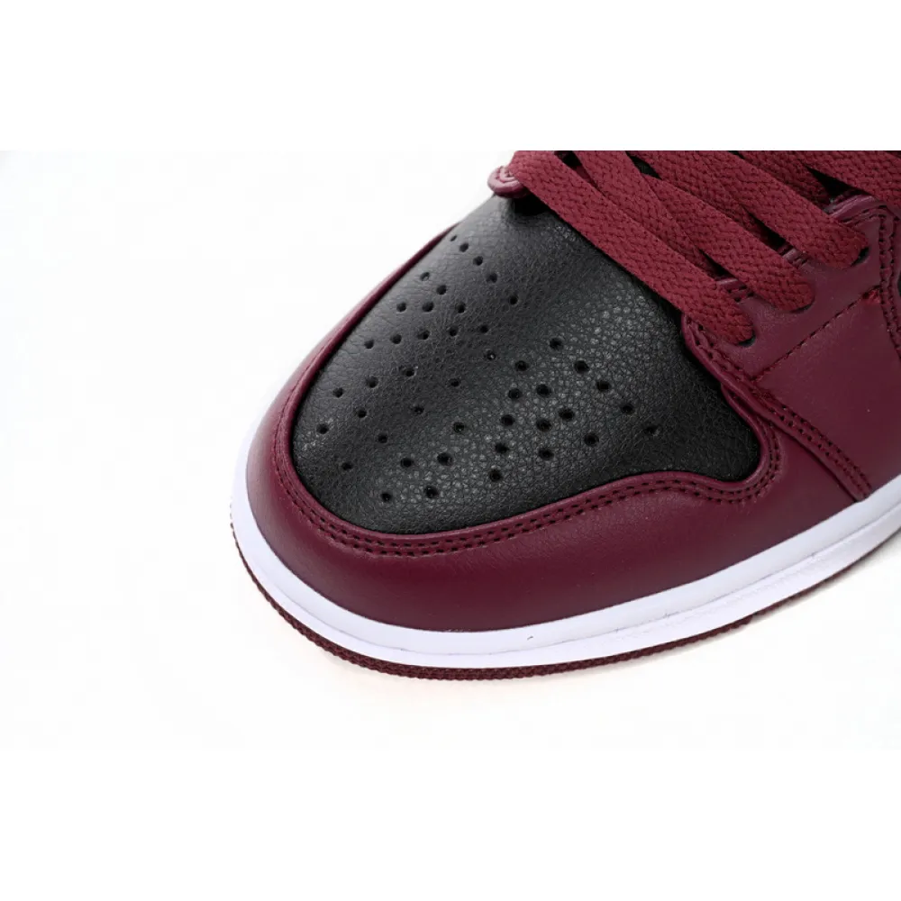 XH Air Jordan aj1 Low Retro Black Red