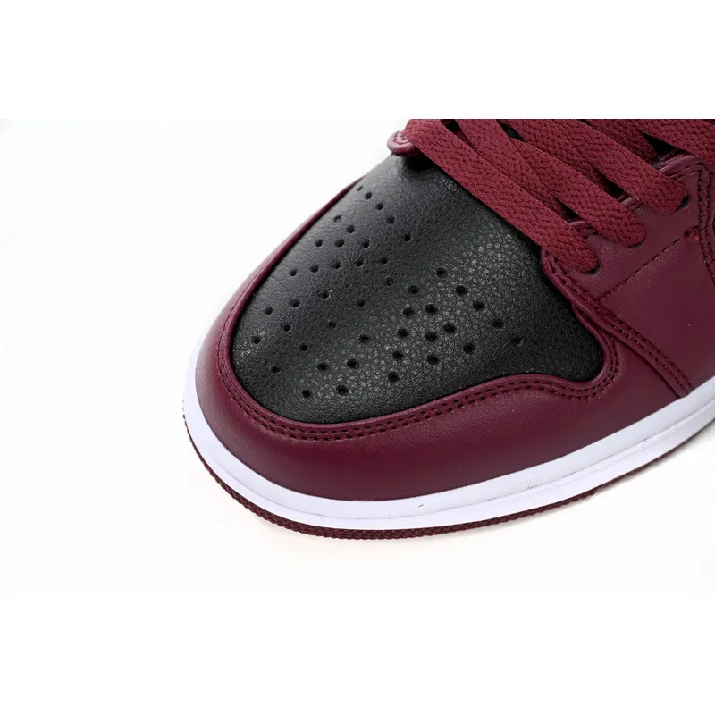 XH Air Jordan aj1 Low Retro Black Red