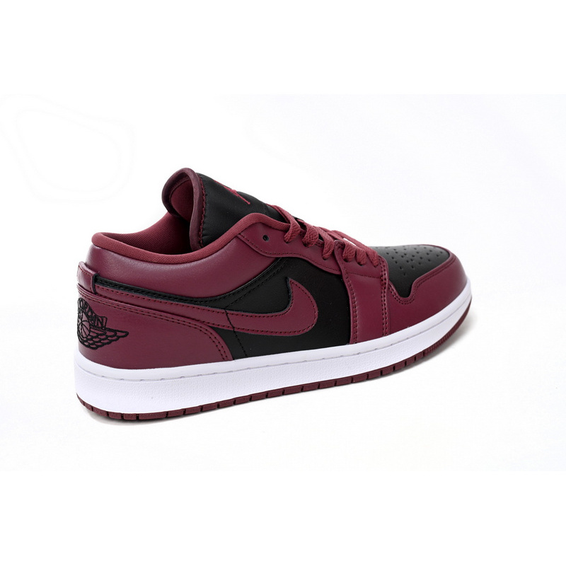 XH Air Jordan aj1 Low Retro Black Red