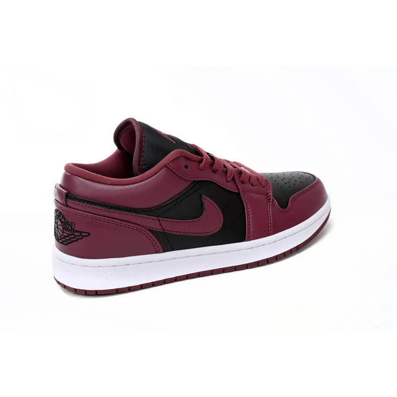 XH Air Jordan aj1 Low Retro Black Red