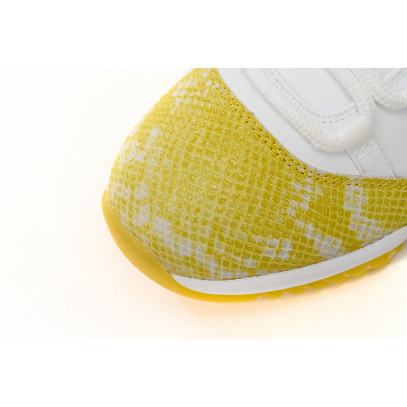 XP Air Jordan 11 Low WMNS “Yellow Snakeskin”