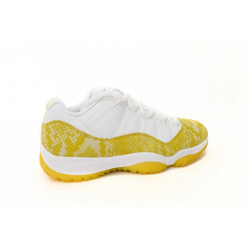 XP Air Jordan 11 Low WMNS “Yellow Snakeskin”