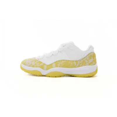 XP Air Jordan 11 Low WMNS “Yellow Snakeskin” 01