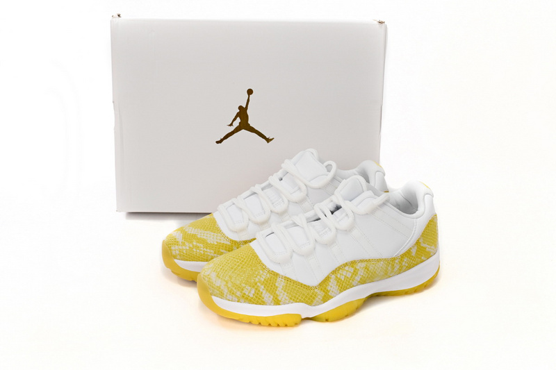 XP Air Jordan 11 Low WMNS “Yellow Snakeskin”