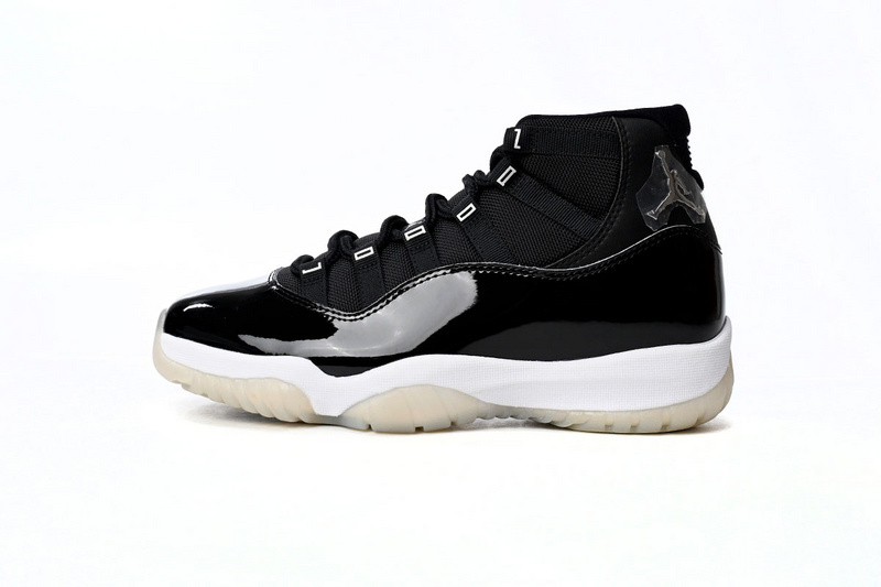 XP Air Jordan 11 25th Anniversary Black Silver Eyelets