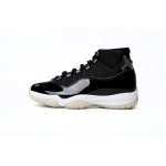 XP Air Jordan 11 25th Anniversary Black Silver Eyelets