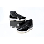 XP Air Jordan 11 25th Anniversary Black Silver Eyelets
