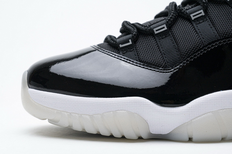 XP Air Jordan 11 25th Anniversary Black Silver Eyelets