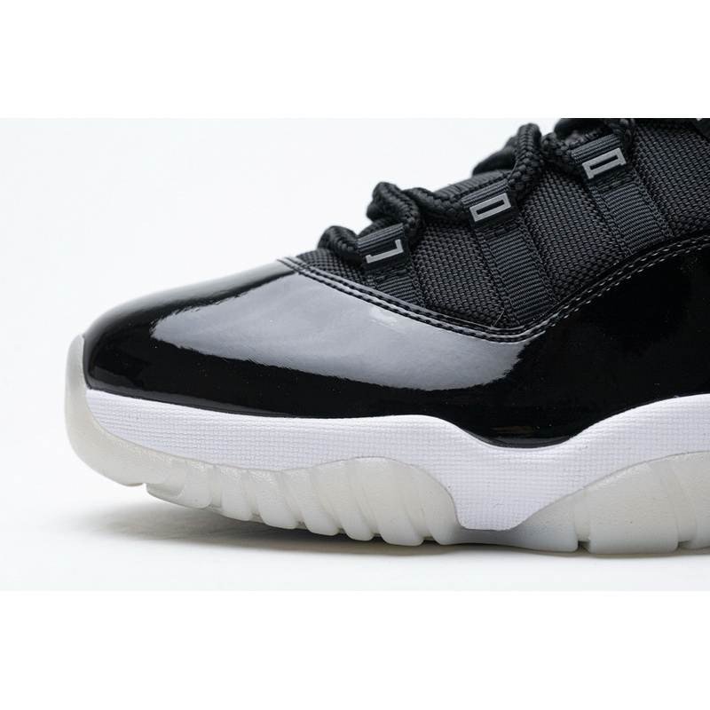 XP Air Jordan 11 25th Anniversary Black Silver Eyelets
