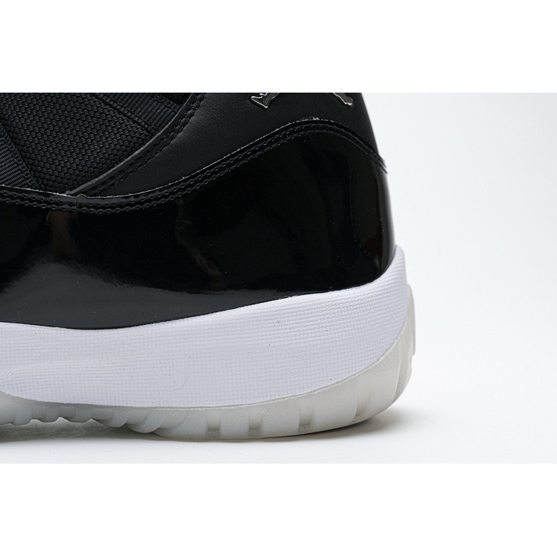 XP Air Jordan 11 25th Anniversary Black Silver Eyelets