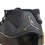 XP Air Jordan 11 25th Anniversary Black Silver Eyelets