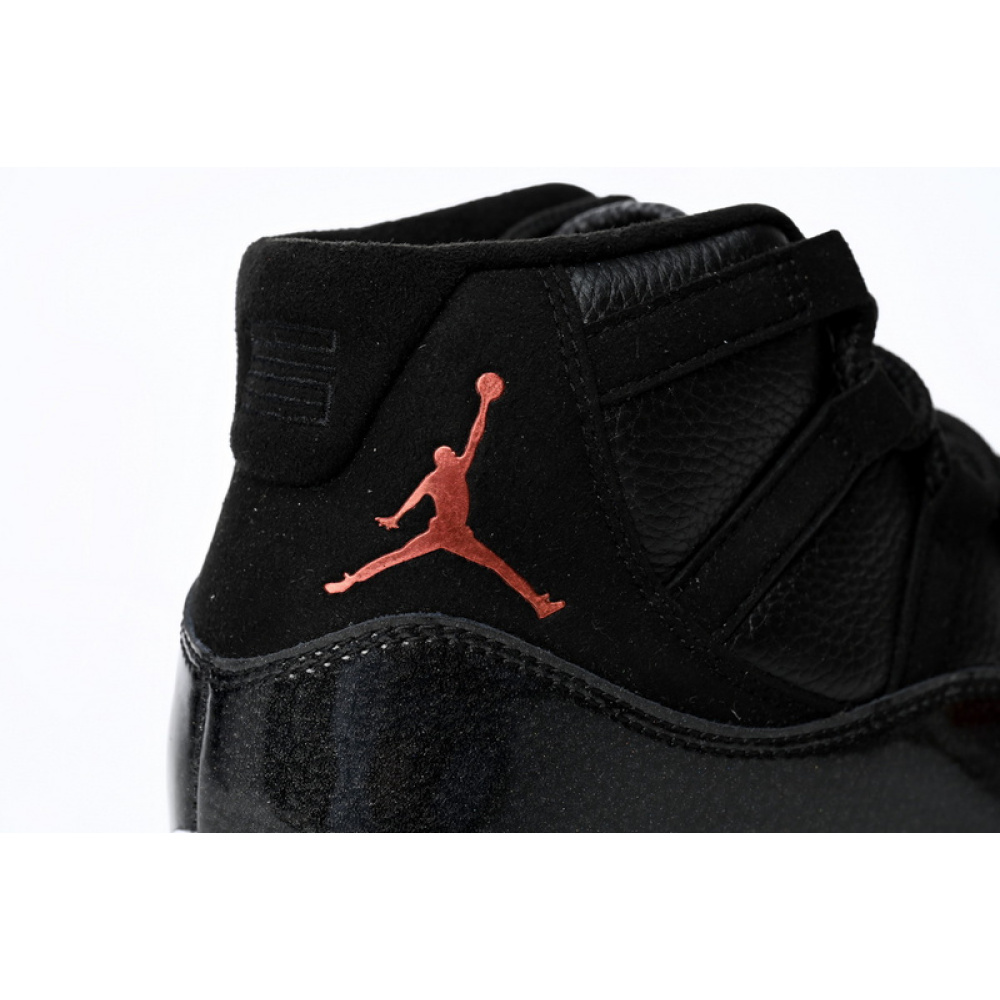 XP Air Jordan 11 25th Anniversary Black Silver Eyelets