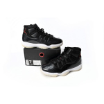 XP Air Jordan 11 25th Anniversary Black Silver Eyelets