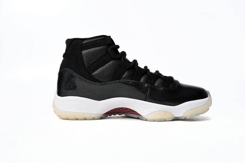 XP Air Jordan 11 25th Anniversary Black Silver Eyelets