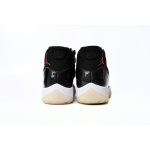 XP Air Jordan 11 25th Anniversary Black Silver Eyelets