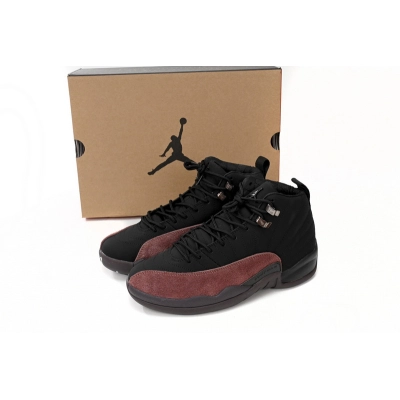 DJ  A Ma Maniére x Air Jordan 12 Black Wine Red 02