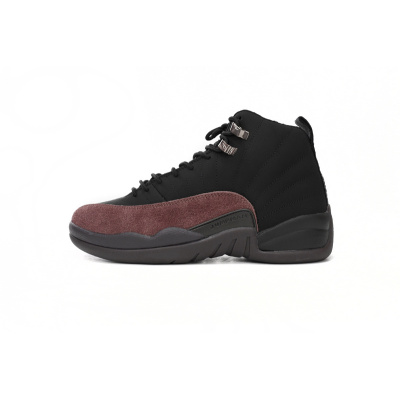 DJ  A Ma Maniére x Air Jordan 12 Black Wine Red 01