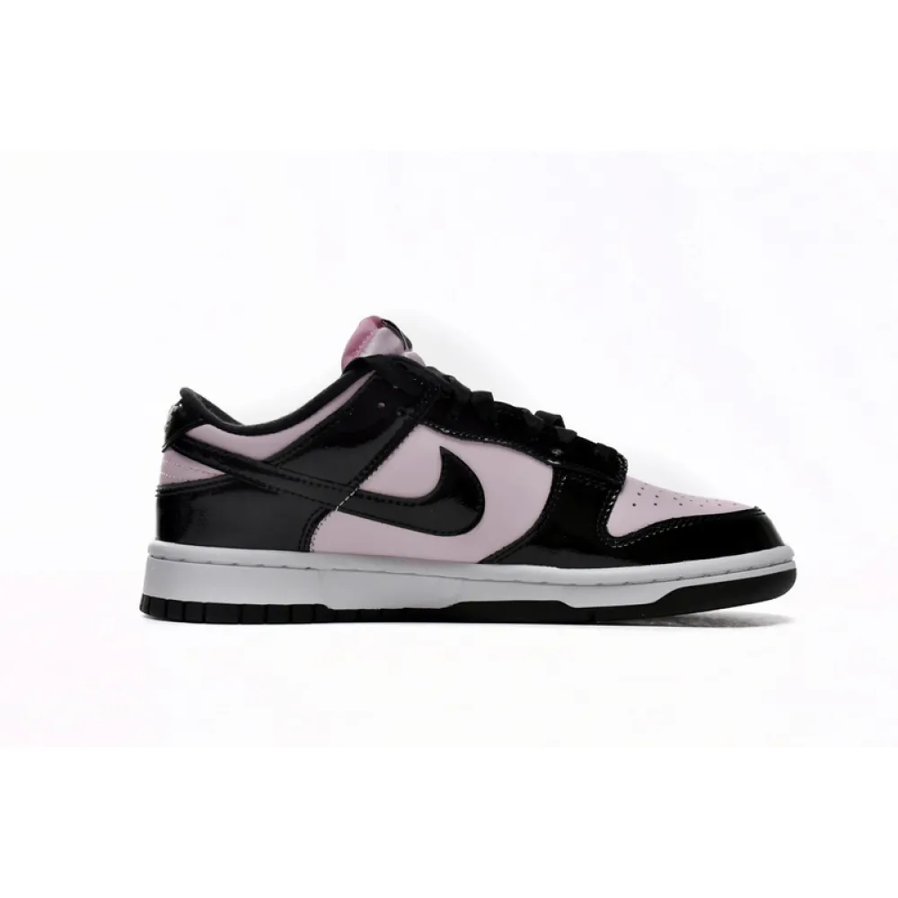 GB Nike Dunk Low Black Patent Leather
