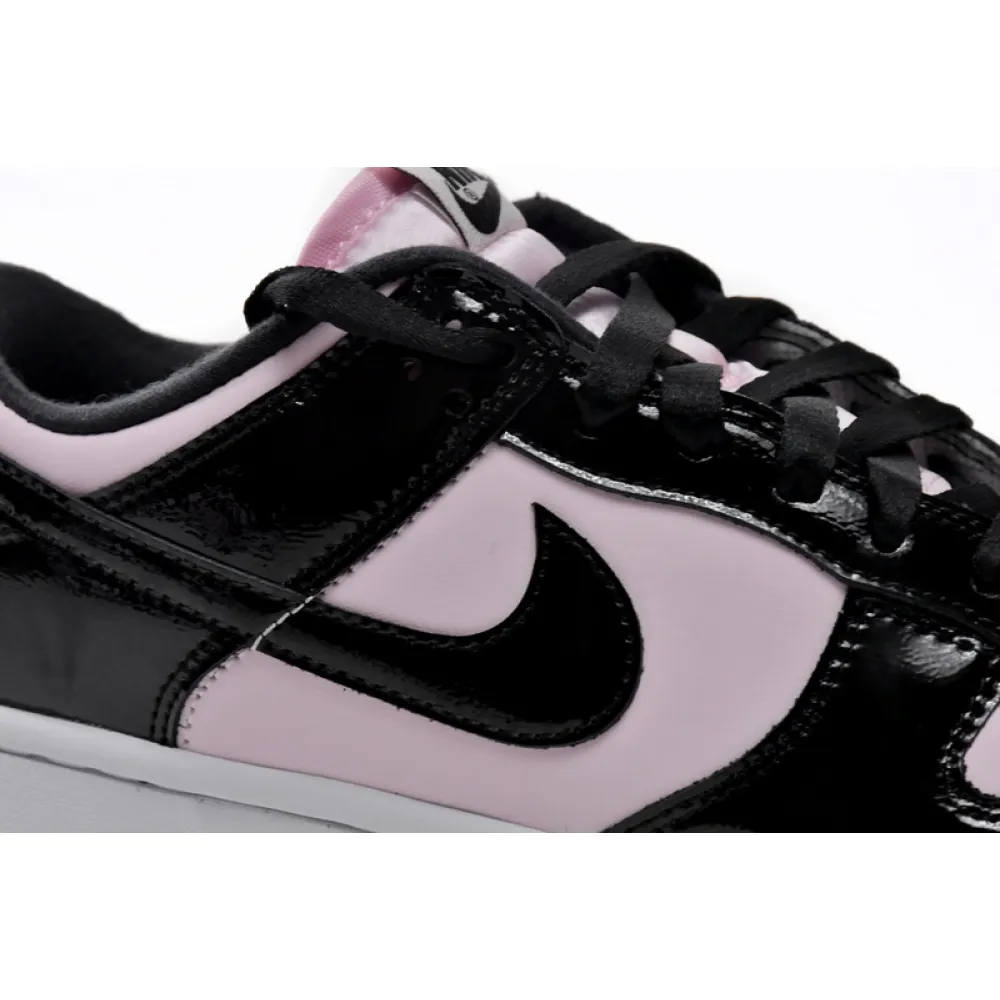 GB Nike Dunk Low Black Patent Leather