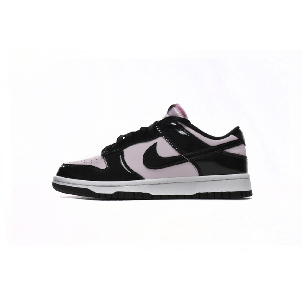 GB Nike Dunk Low Black Patent Leather