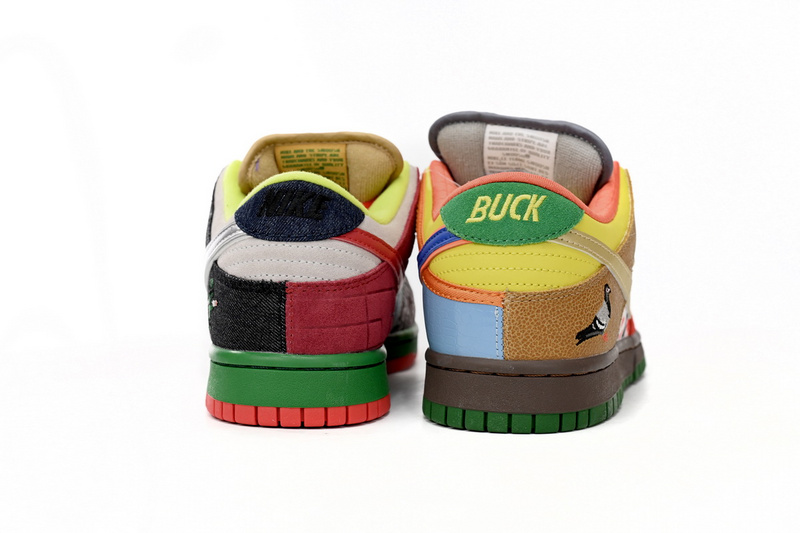 GB Nike Dunk Low What the Dunk Colorful Pigeon