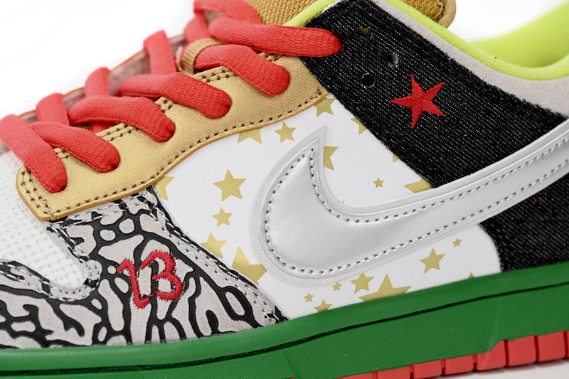 GB Nike Dunk Low What the Dunk Colorful Pigeon