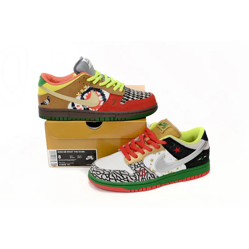 GB Nike Dunk Low What the Dunk Colorful Pigeon