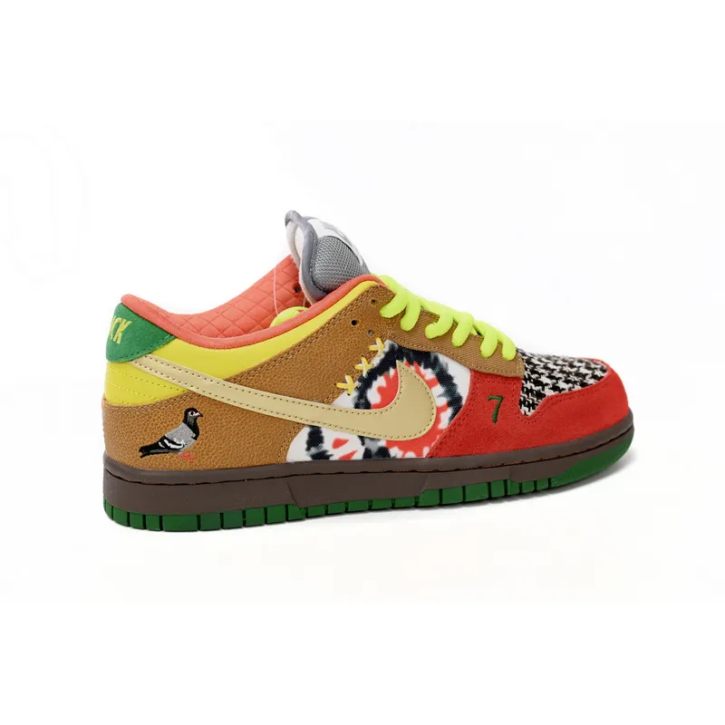 GB Nike Dunk Low What the Dunk Colorful Pigeon