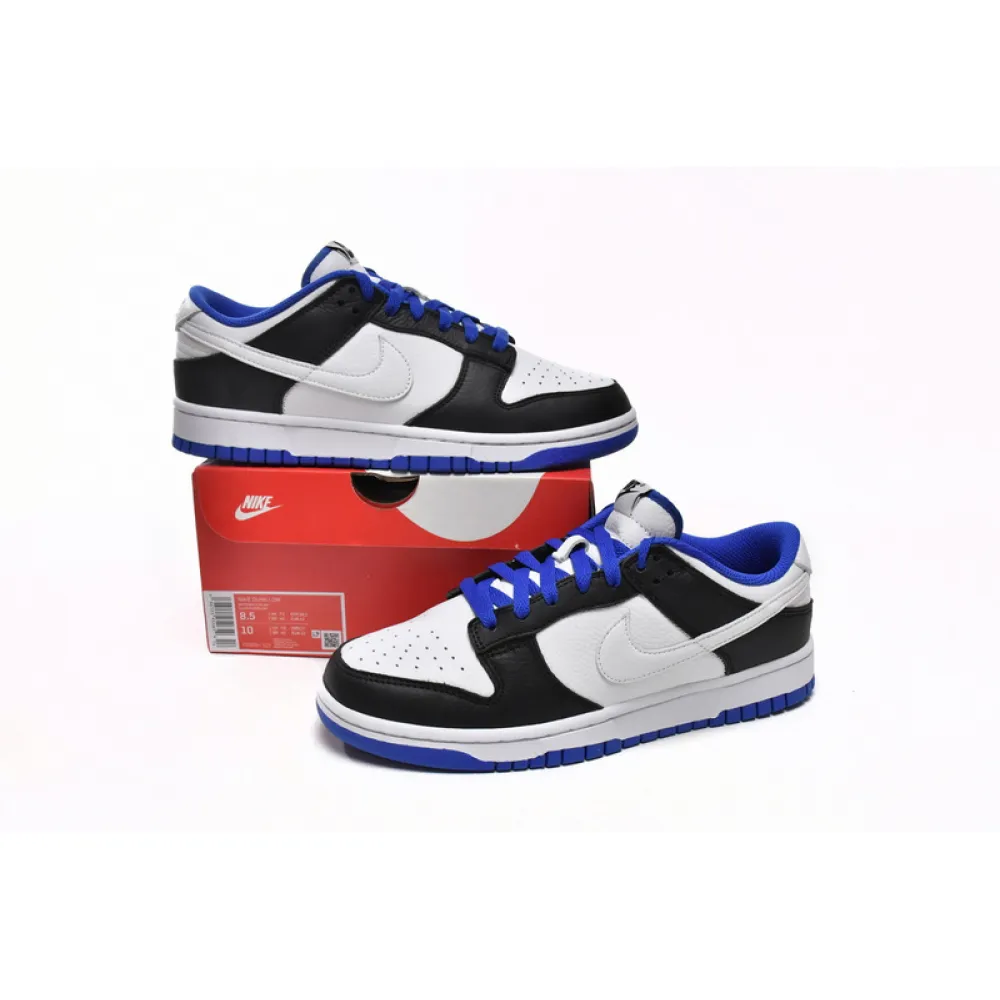 GB Nike Dunk Low White Black Royal