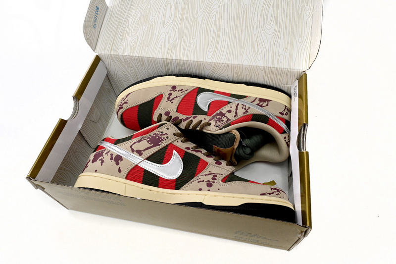 GB Nike Sb Dunk Low Freddy Krueger