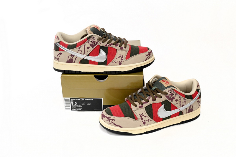 GB Nike Sb Dunk Low Freddy Krueger