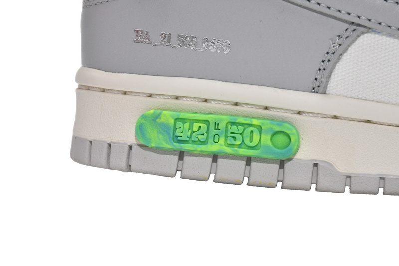 GB OFF WHITE x Nike Dunk SB Low The 50 NO42