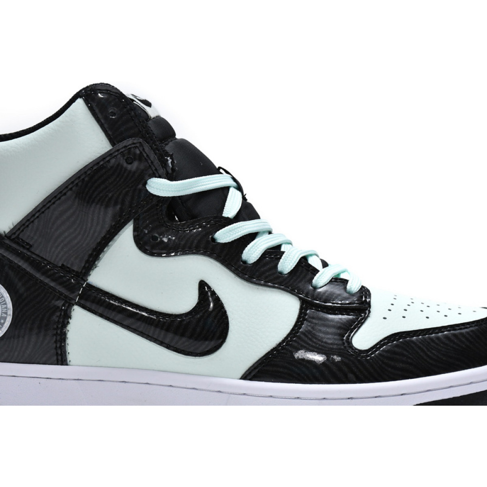 LF Nike Dunk High PRM SB Mint Gold Star