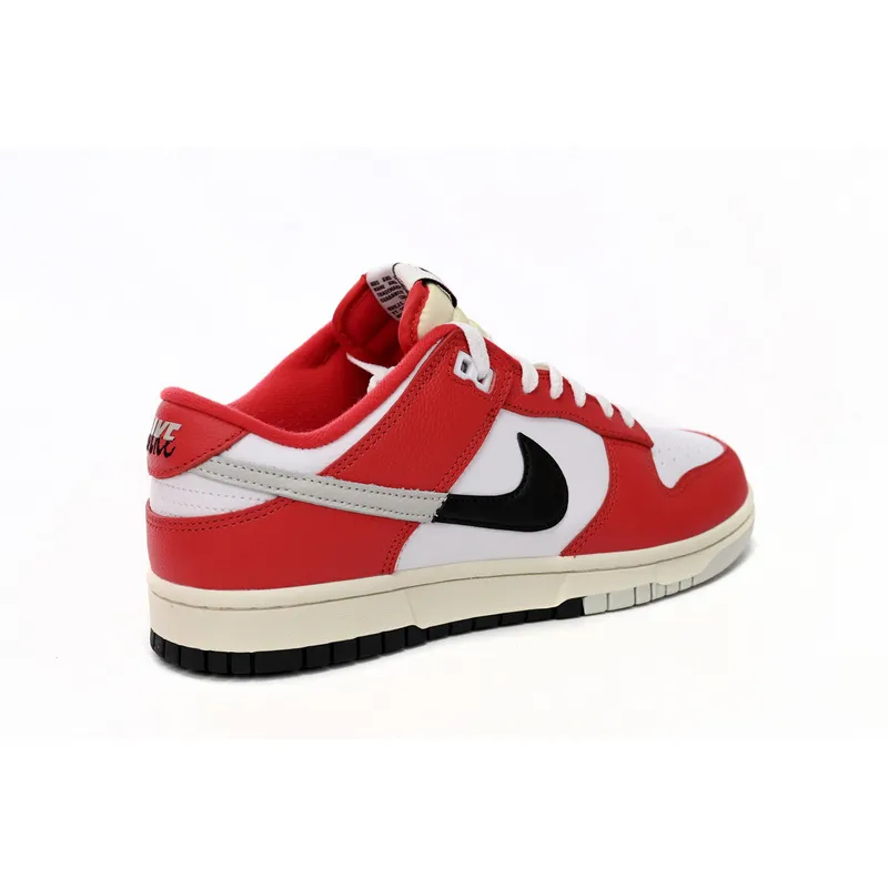 LF Nike SB Dunk Low Chicago Split University Red Light Silver White