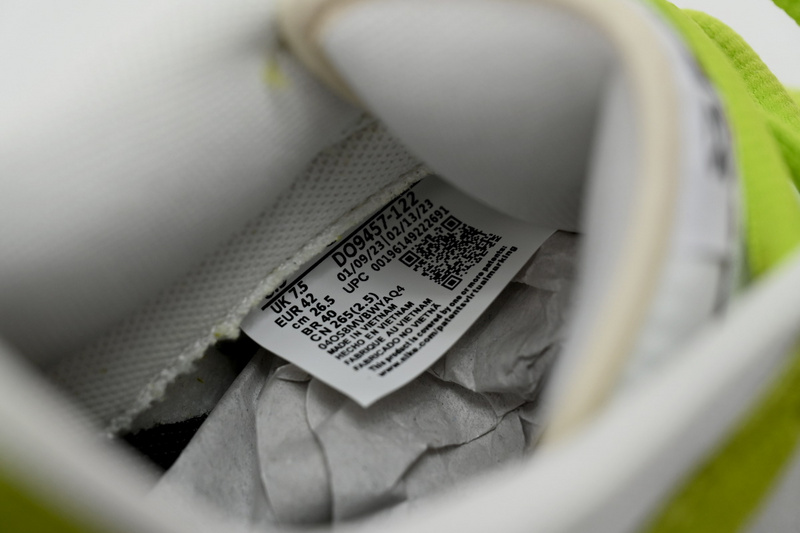 LF Nk SB Dunk Low 85 Gray Green Apple Double Hook