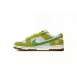 LF Nk SB Dunk Low 85 Gray Green Apple Double Hook