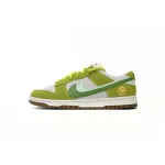 LF Nk SB Dunk Low 85 Gray Green Apple Double Hook