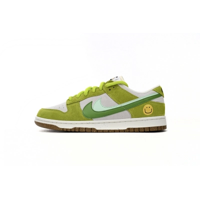 LF Nk SB Dunk Low 85 Gray Green Apple Double Hook