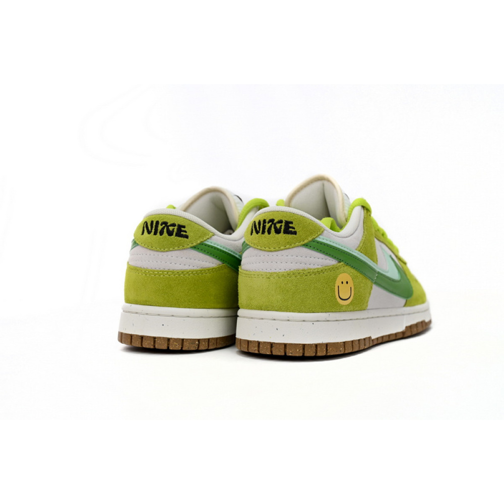 LF Nk SB Dunk Low 85 Gray Green Apple Double Hook