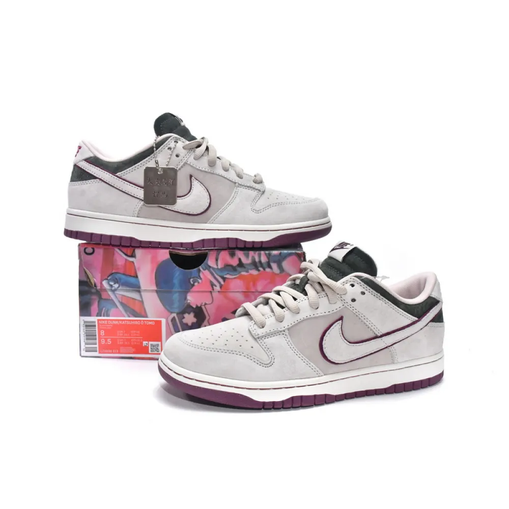 LF Otomo Katsuhiro x Nike SB Dunk Low Steamboy OST Grey Dark Pink Green