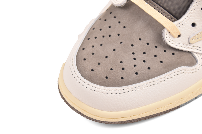 OG Travis Scott x Air Jordan 1 Low White Brown Barb