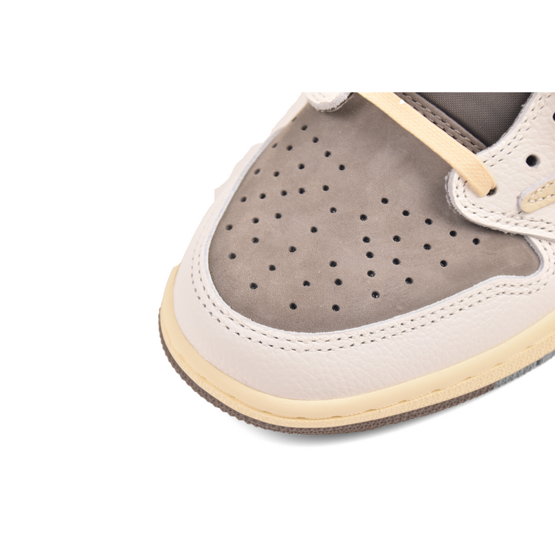OG Travis Scott x Air Jordan 1 Low White Brown Barb