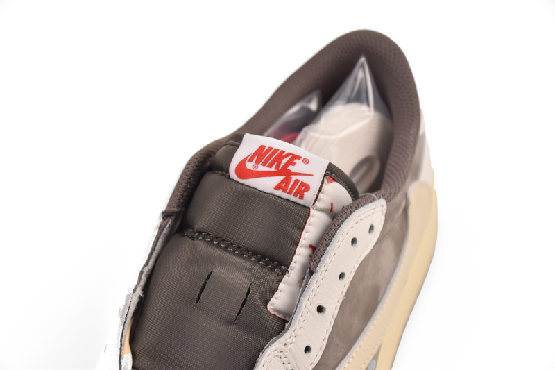 OG Travis Scott x Air Jordan 1 Low White Brown Barb