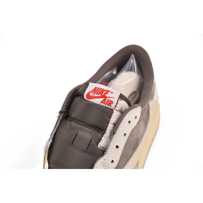 OG Travis Scott x Air Jordan 1 Low White Brown Barb